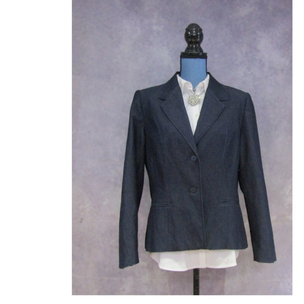 Mossimo Blue Denim Blazer  Size L